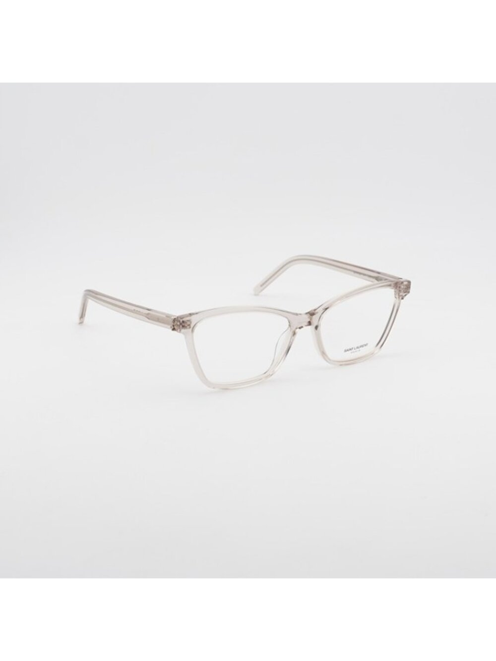 Saint Laurent SLM128 011 Eyeglasses Nude 56mm Square Frame - Picture 4 of 11